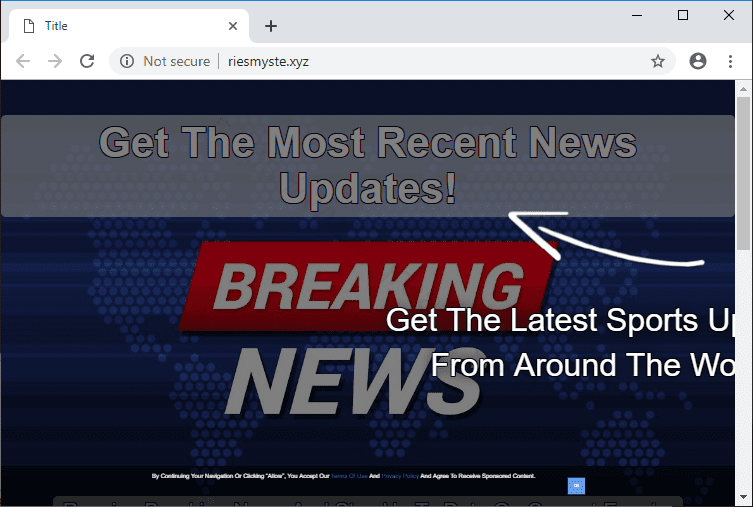 Как избавиться от уведомлений riesmyste.xyz в браузерах chrome, firefox, internet explorer, edge