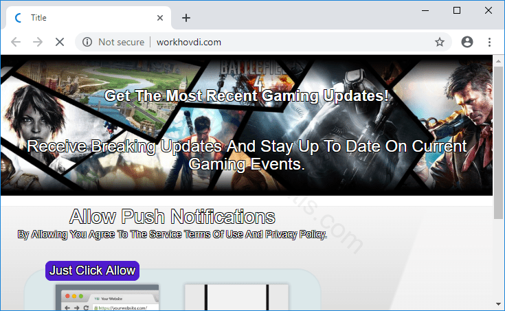 Как избавиться от уведомлений workhovdi.com в браузерах chrome, firefox, internet explorer, edge