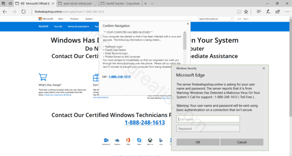 Как избавиться от уведомлений yourdatasecurityservice.com в браузерах chrome, firefox, internet explorer, edge